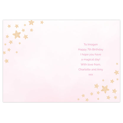 Personalised Swan Lake Ballet Card