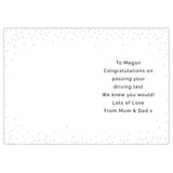 Personalised Passed Driving Test Card