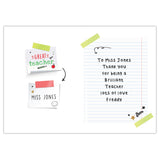 Personalised Thank You Teacher Card