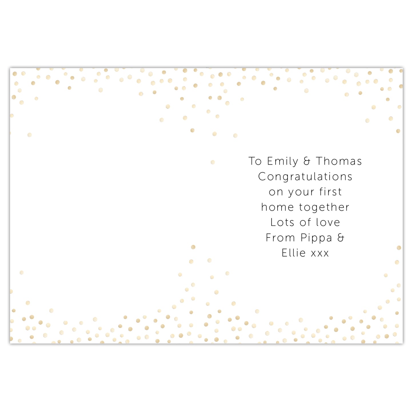 Personalised Congratulations Card