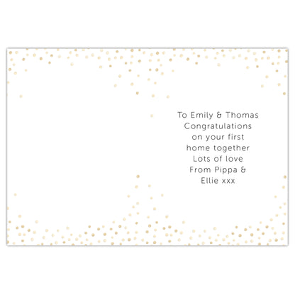 Personalised Congratulations Card