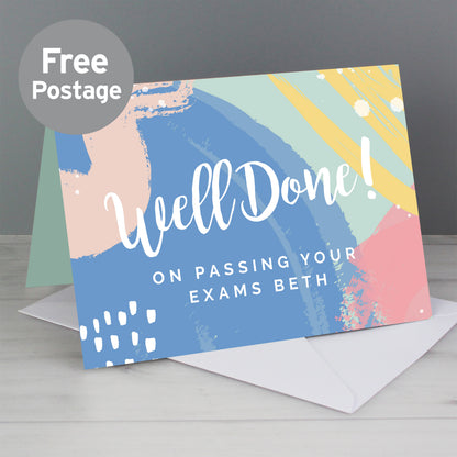 Personalised Well Done! Card