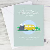 Personalised Leaving Retirement Adventure Card