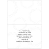 Personalised Truly Blessed Naming Day Card