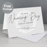 Personalised Truly Blessed Naming Day Card