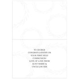 Personalised Truly Blessed First Holy Communion Card