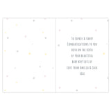 Personalised Teddy & Balloons Card