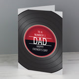 Personalised Vintage Record Card