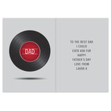 Personalised Vintage Record Card
