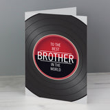 Personalised Vintage Record Card