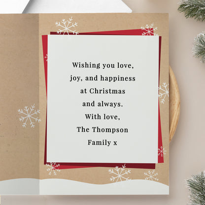 Personalised Photo Upload Pack of 10 Gonk Christmas Cards