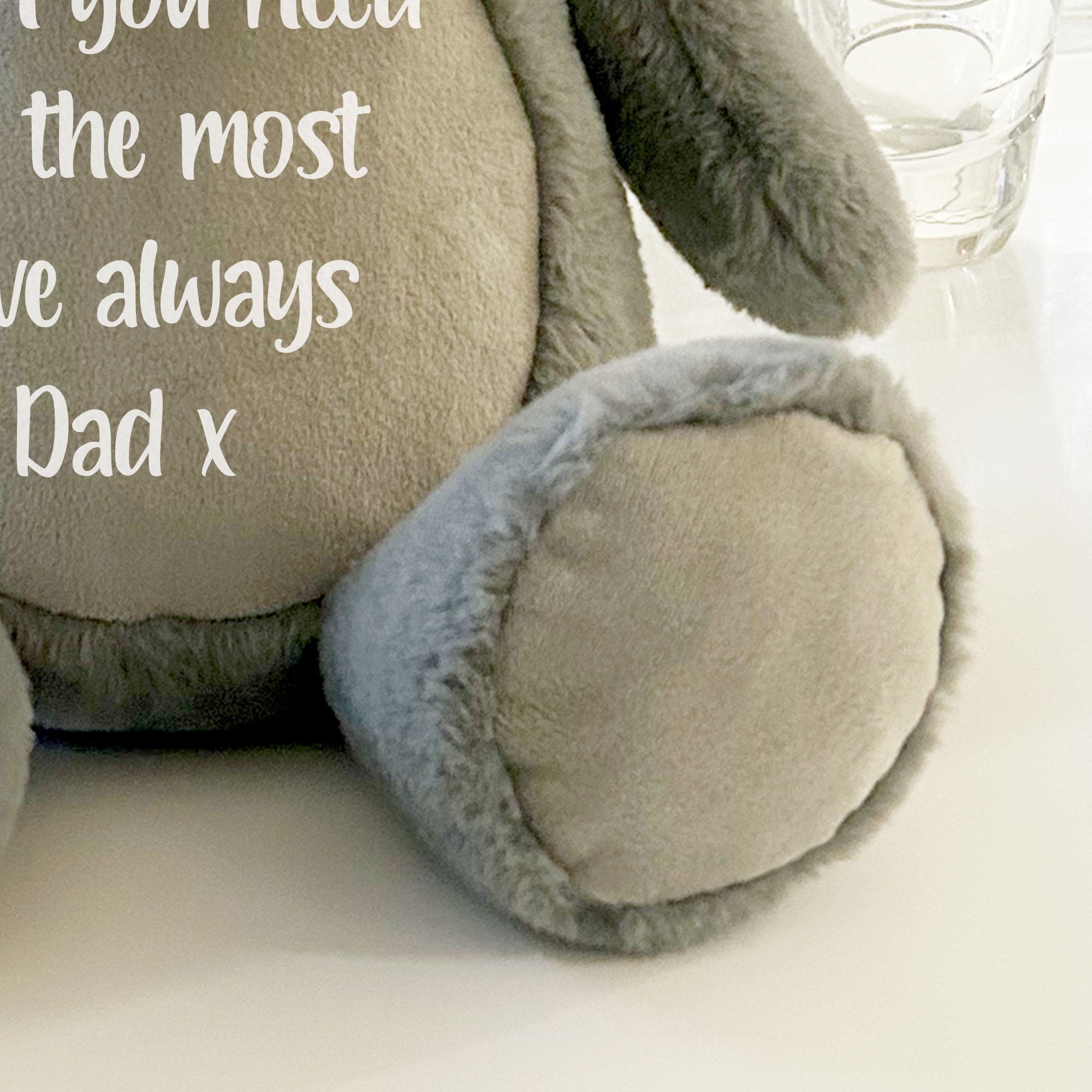 Personalised Record-A-Voice Teddy Bear - Grey