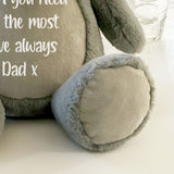 Personalised Ashes Keepsake Memory Bear - Grey