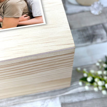Personalised Memorial Photo Keepsake Box - 5 Sizes