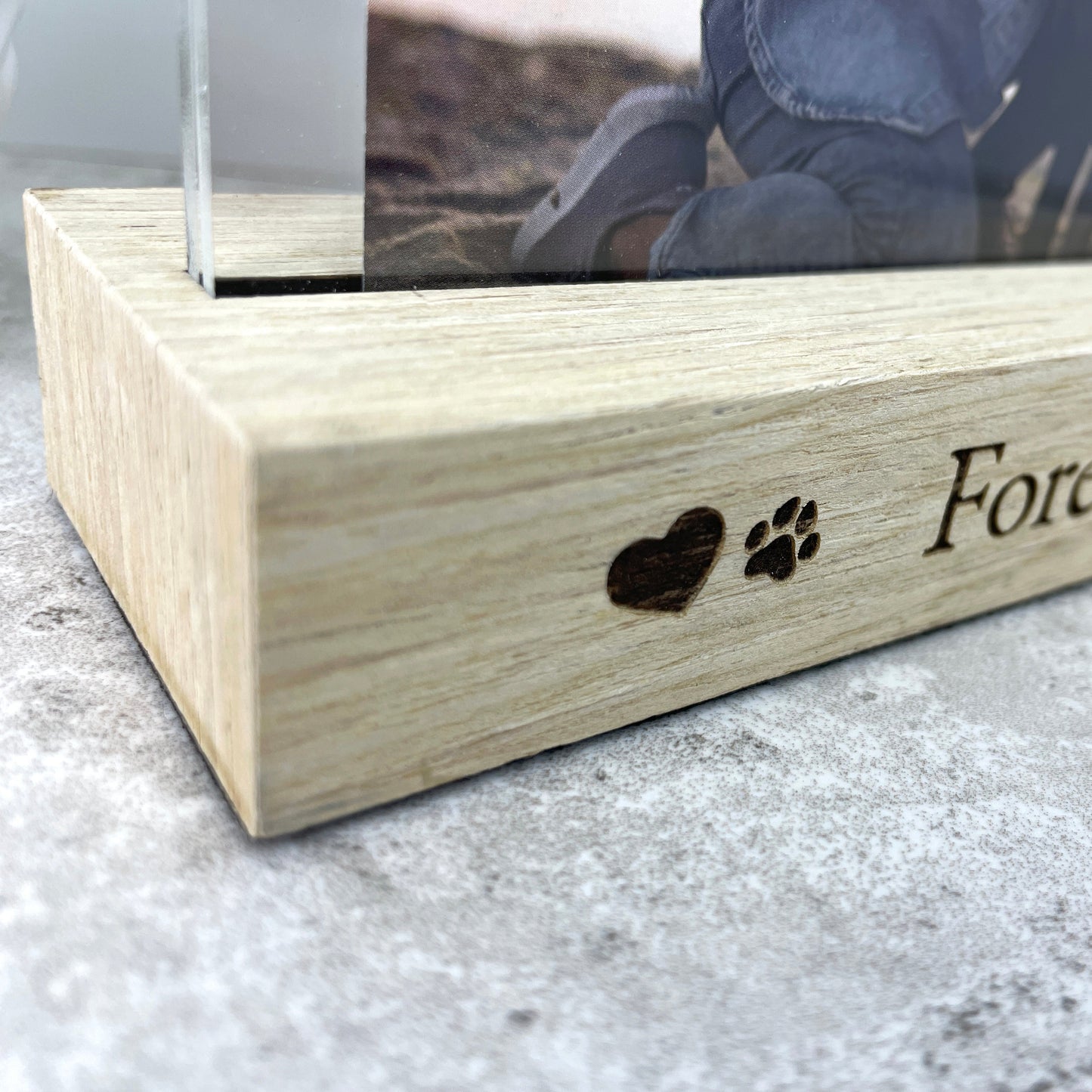 Personalised Forever Loved Pet Photo Frame