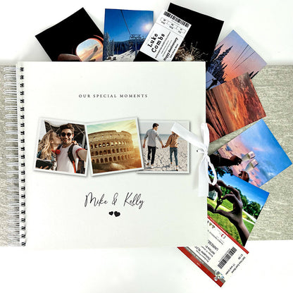 Personalised Couples Photo Keepsake Memory Scrapbook