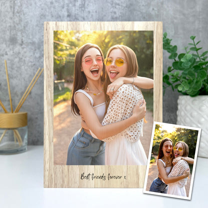 Personalised Giant Wooden Block Gift with AI Photo Effects