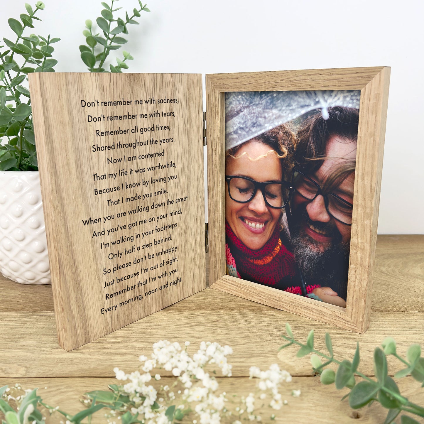 Personalised 'Any Occasion' Book Photo Frame