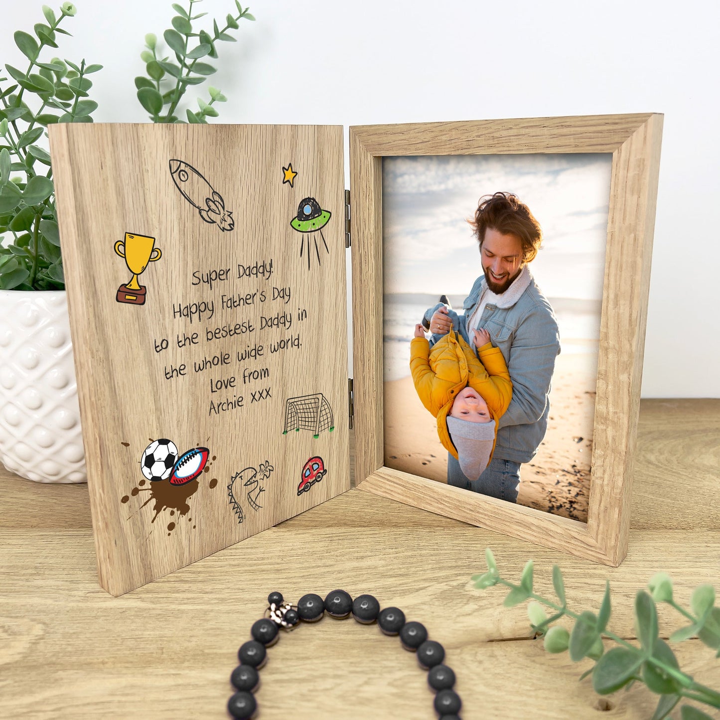 Personalised 'Our Adventures' From the Kids/Grandkids Book Photo Frame