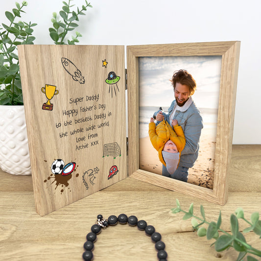 Personalised 'Our Adventures' From the Kids/Grandkids Book Photo Frame