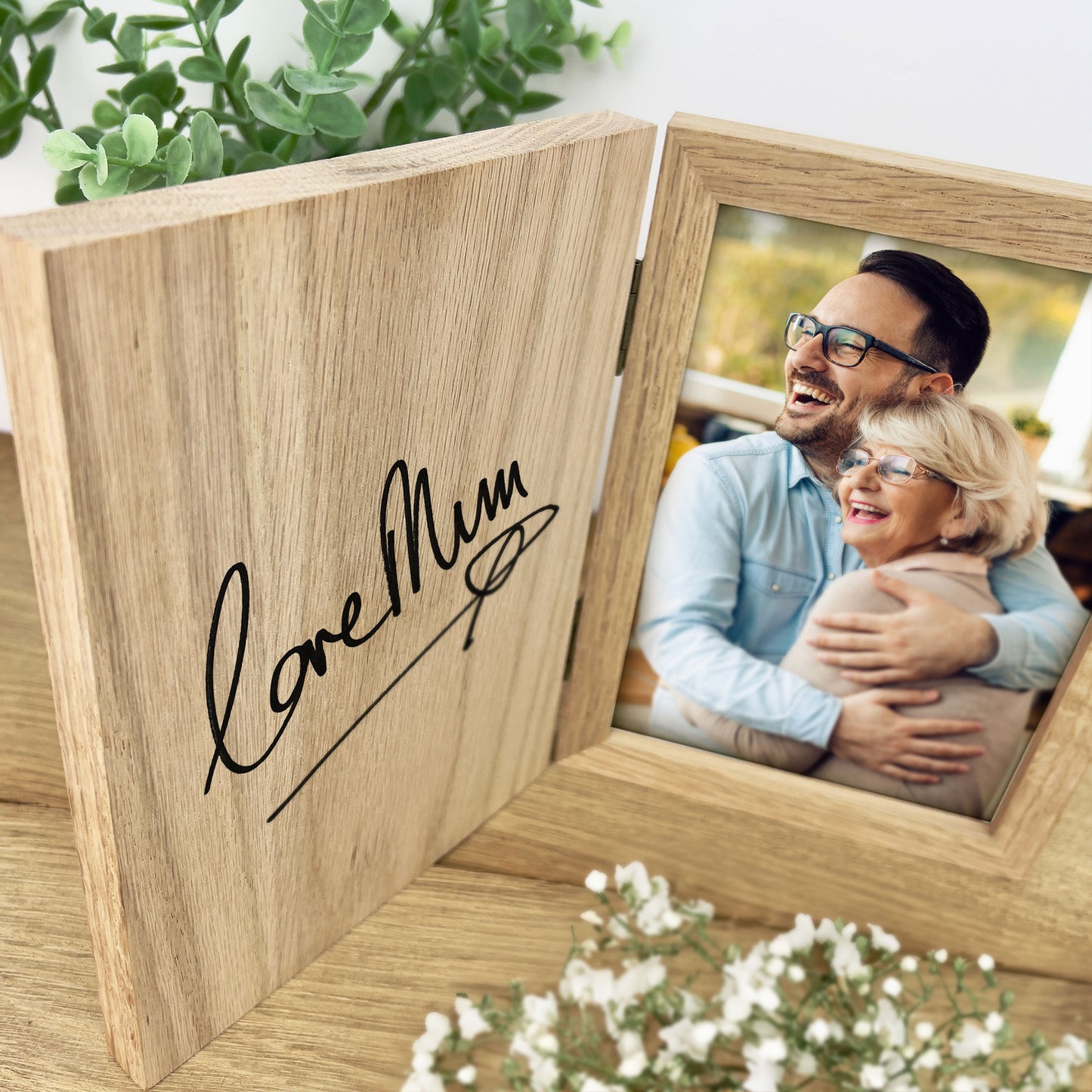 Personalised Handwriting Book Photo Frame