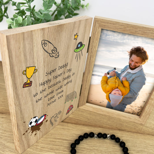 Personalised 'Our Adventures' From the Kids/Grandkids Book Photo Frame