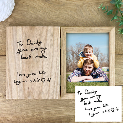 Personalised Handwriting Book Photo Frame