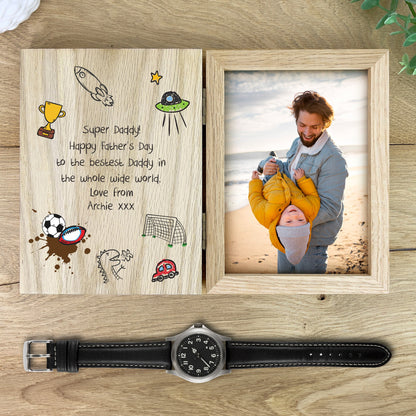 Personalised 'Our Adventures' From the Kids/Grandkids Book Photo Frame