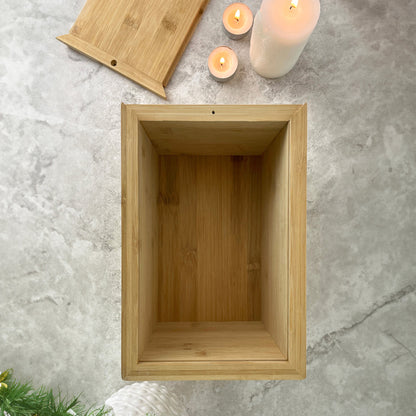 Personalised Bamboo Urn For Cremation Ashes - Branch of Love Design