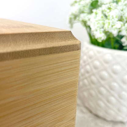 Personalised Bamboo Urn For Cremation Ashes - Branch of Love Design
