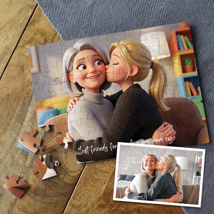 Your Favourite Photo Jigsaw with AI Photo Effects - 300 Pcs + Metal Gift Tin