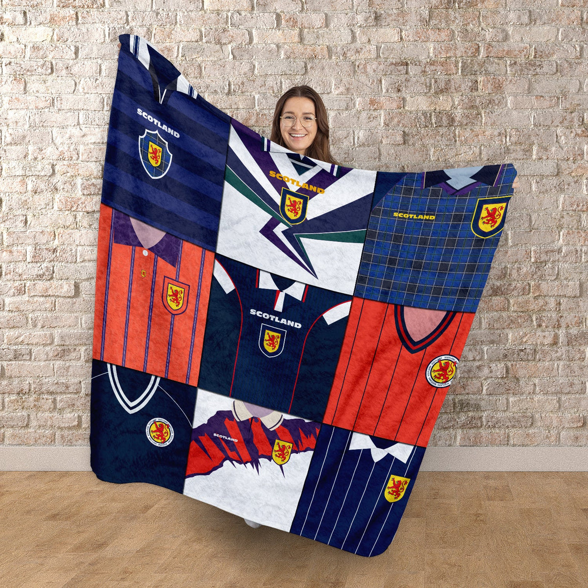 Scotland - Kit Montage - Luxury Fleece Blanket 150cm X 150cm