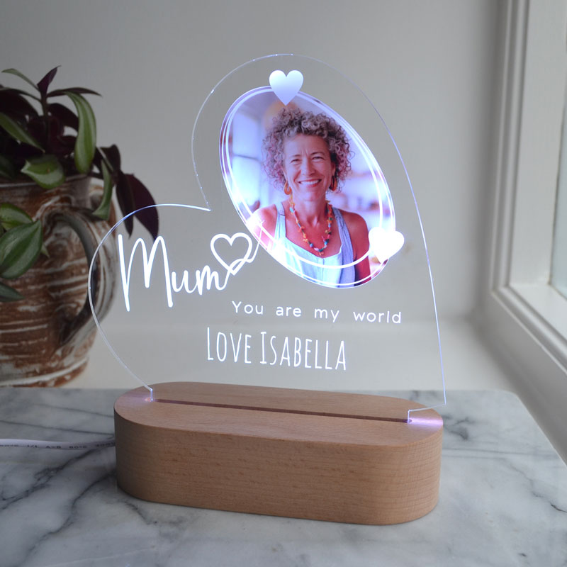 Personalised LED Light Best Mum Mother's Day Plaque