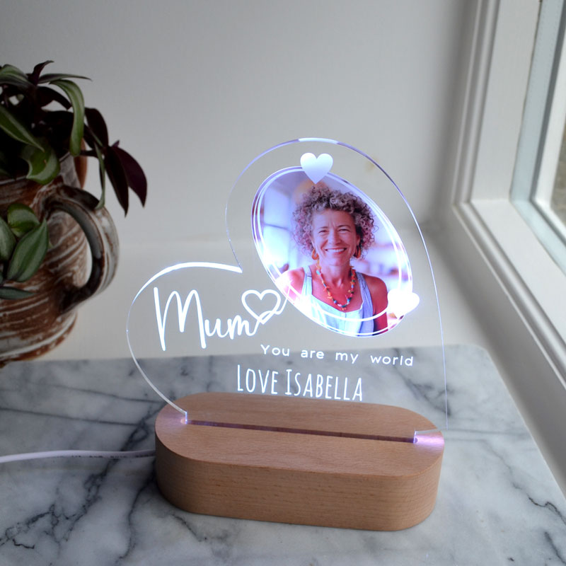 Personalised LED Light Best Mum Mother's Day Plaque