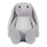 Personalised Photo Record-A-Voice Keepsake Memory Bunny - Grey