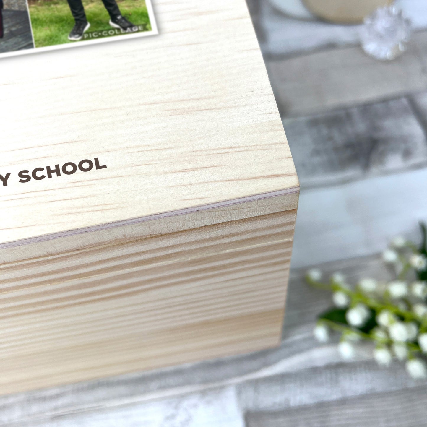 Personalised 'Class Of' School Leavers Photo Memory Box - 5 Sizes