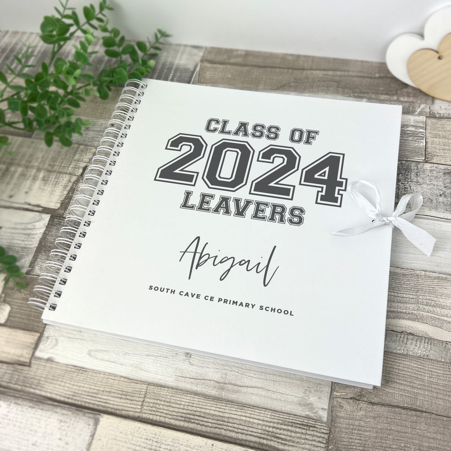 Personalised 'Class Of 2025' Leavers Scrapbook / Signing Book