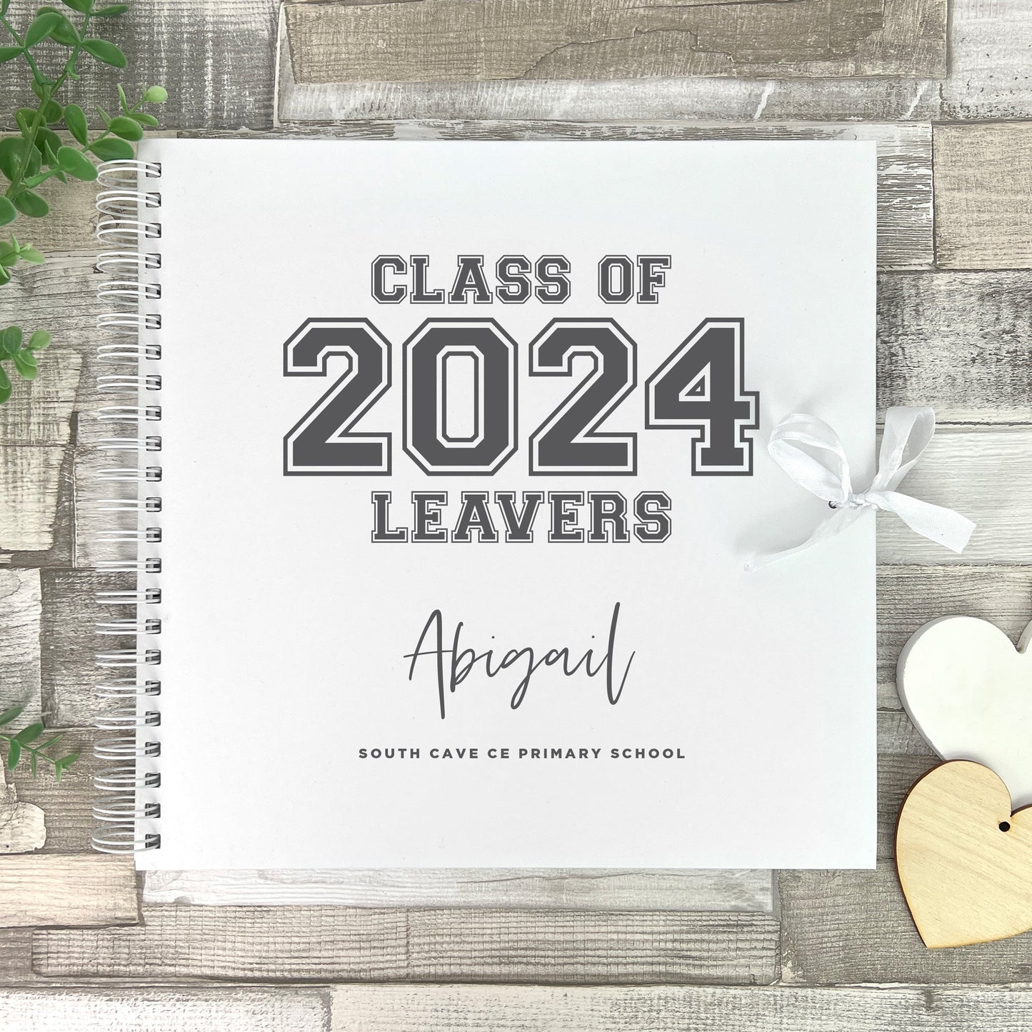 Personalised 'Class Of 2025' Leavers Scrapbook / Signing Book