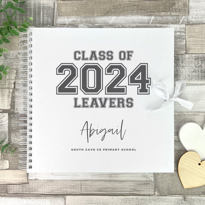 Personalised 'Class Of 2025' Leavers Scrapbook / Signing Book