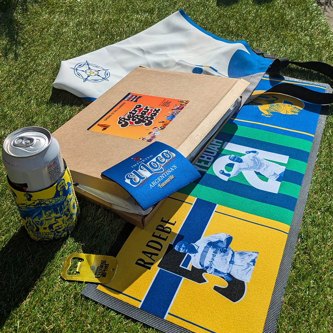Leeds Football BBQ Box Bundle | Retro Man-Cave Set