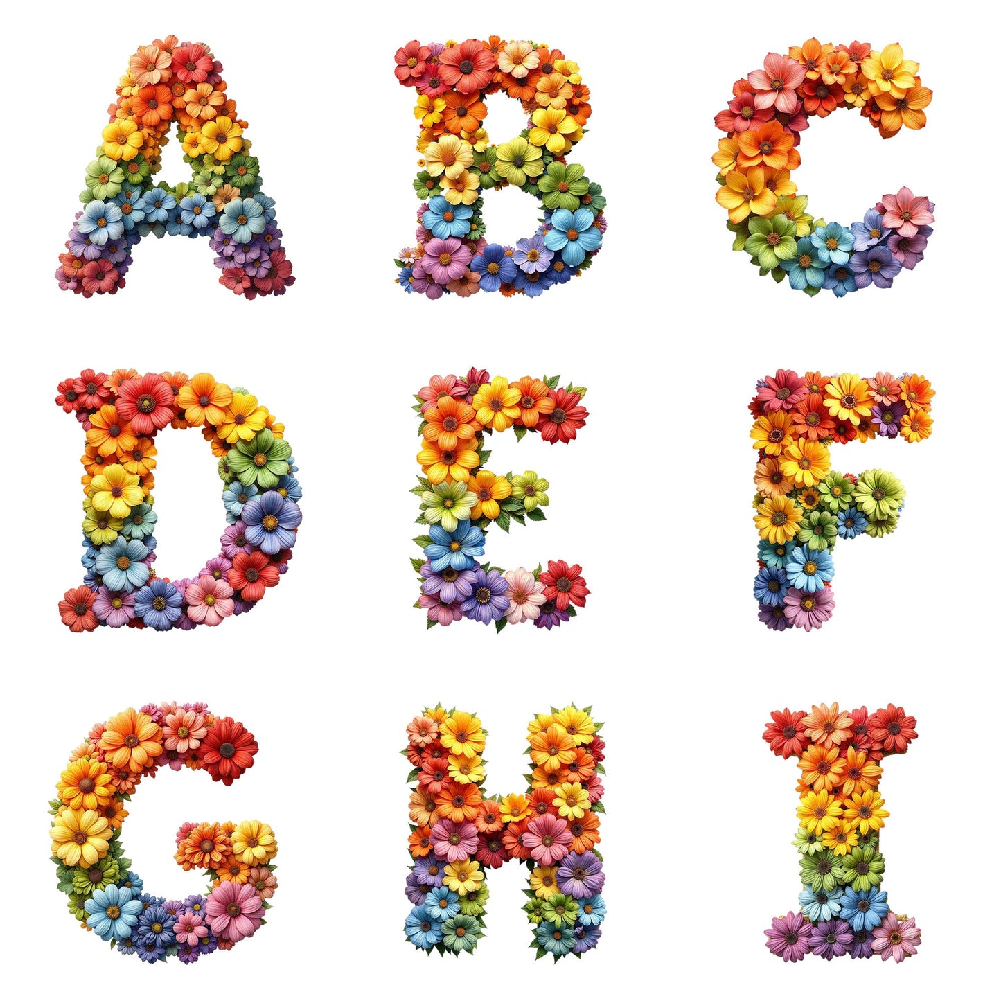Personalised Wooden Flower Alphabet Round Toddler Step Stool | Nursery Decor & First Birthday Gift