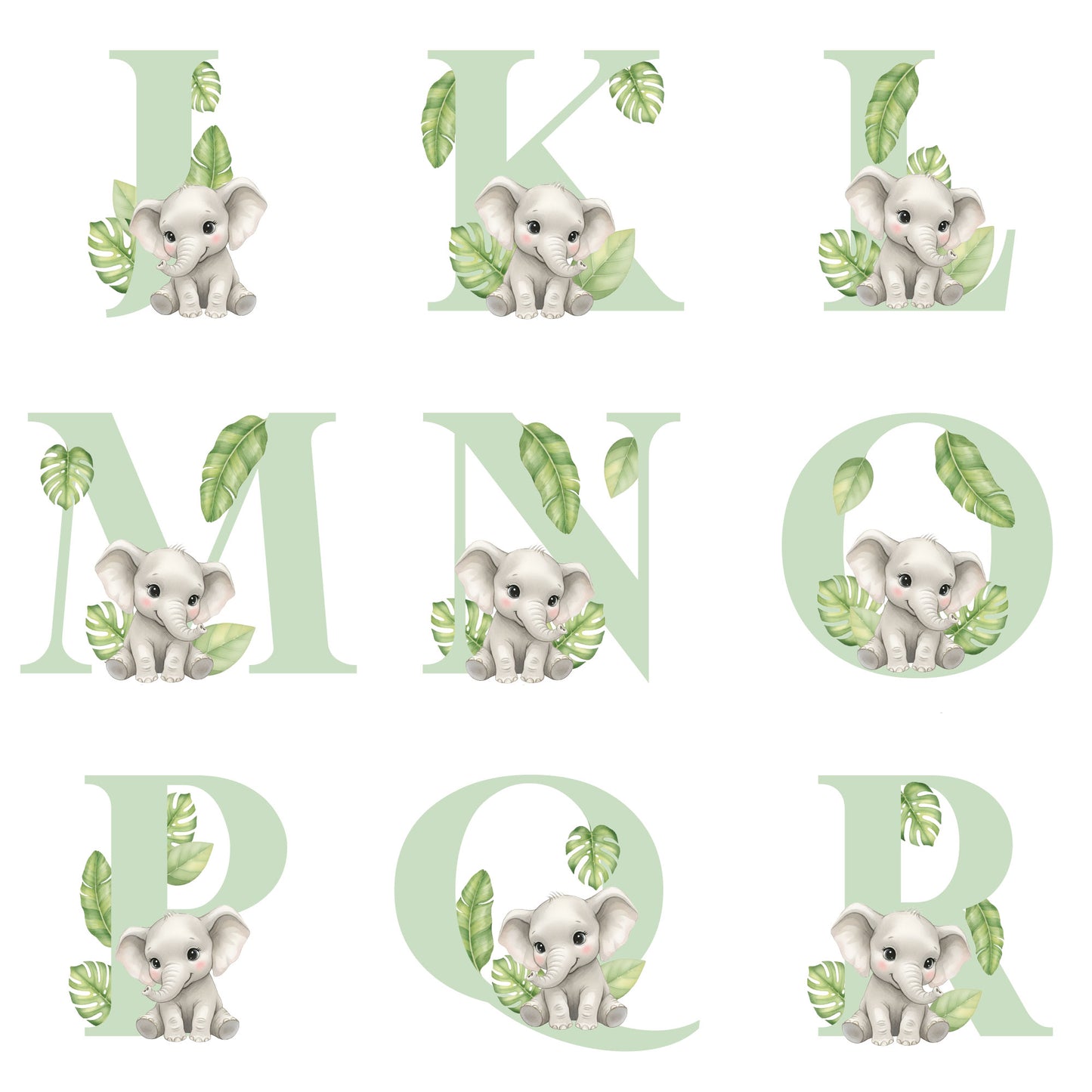 Personalised Animal Alphabet Plush Teddy Bear 25cm | New Baby, Christening & 1st Birthday Gift