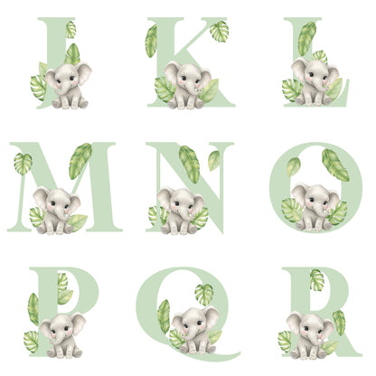 Personalised Animal Alphabet Plush Teddy Bear 25cm | New Baby, Christening & 1st Birthday Gift