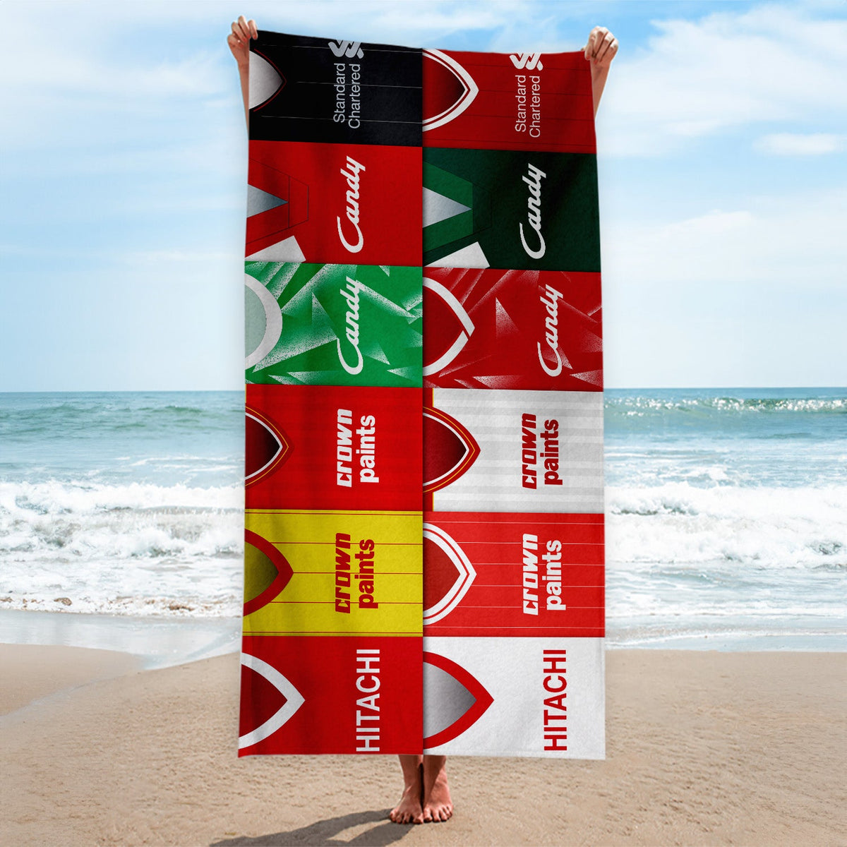 Liverpool - Kit Montage - Beach Towel - 150cm x 75cm