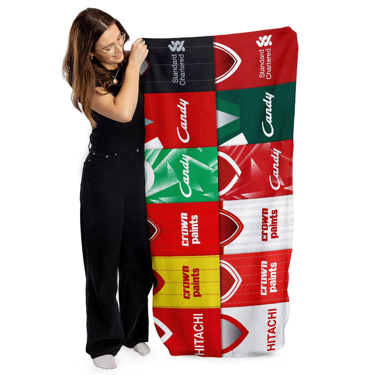 Liverpool - Kit Montage - Beach Towel - 150cm x 75cm