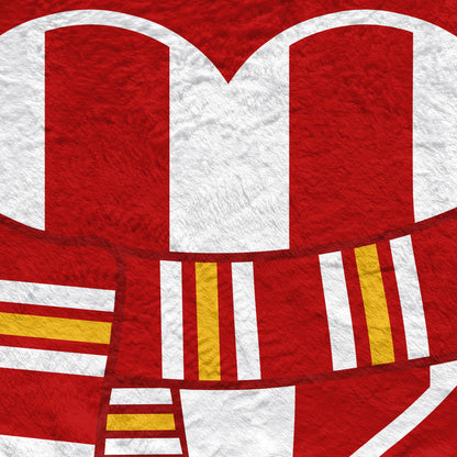 Love You as much as You Love Liverpool- Luxury Fleece Blanket 150cm X 150cm