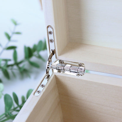 Personalised Wooden Boho Wedding White Wooden Keepsake Memory Box - 3 Sizes  (22cm | 27cm | 30cm)