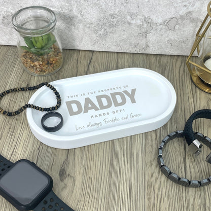 Personalised Bold Text Trinket Tray