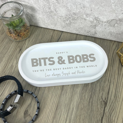 Personalised Bold Text Trinket Tray
