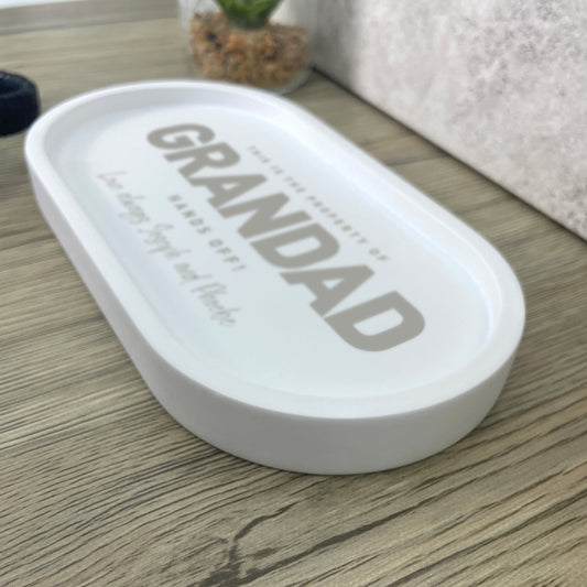 Personalised Bold Text Trinket Tray